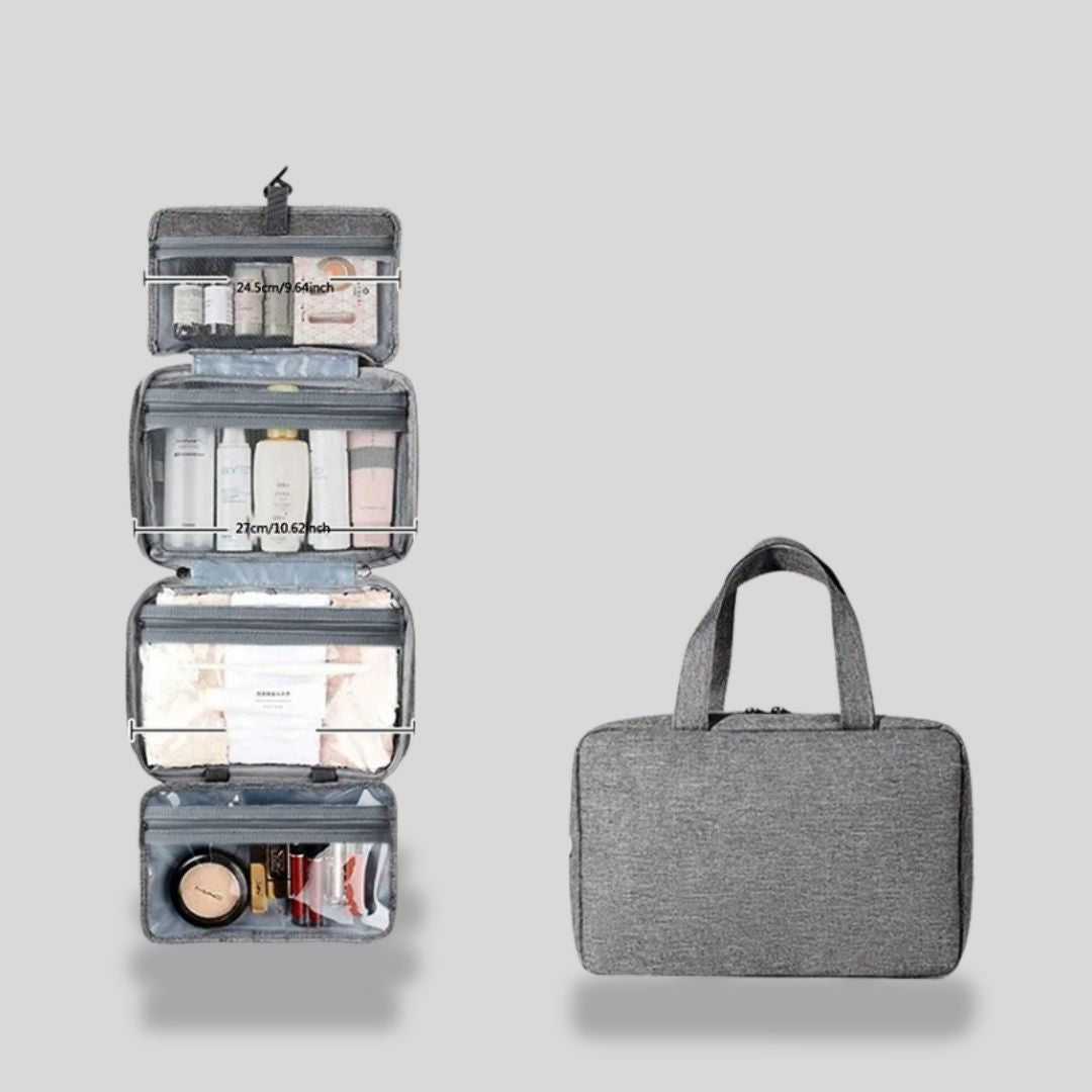 Trousse de Toilette Organisable Pour Homme Gris-2 - Vanity Tailor