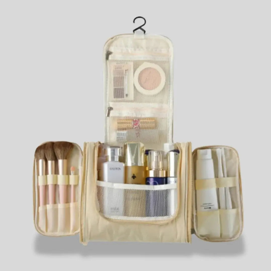 Grande Trousse de Toilette à Suspendre | Vanity Tailor Jaune