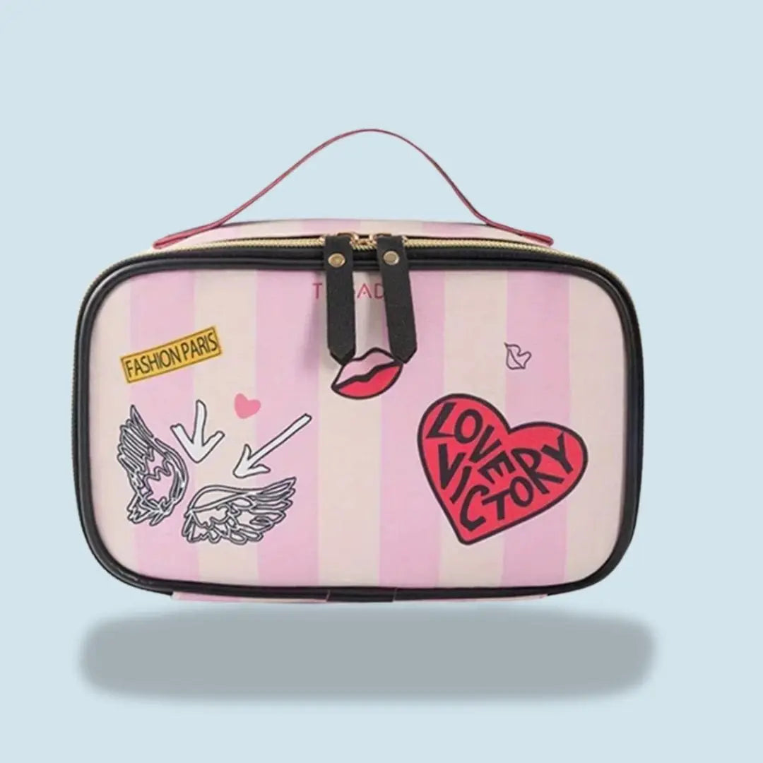 Trousse De Maquillage Girly Pour Fille | Vanity Tailor Rose