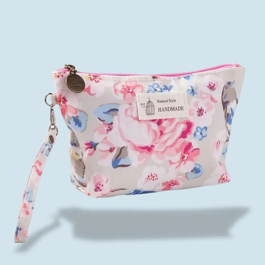 Trousse De Toilette De Voyage Fleurie | Vanity Tailor Rose