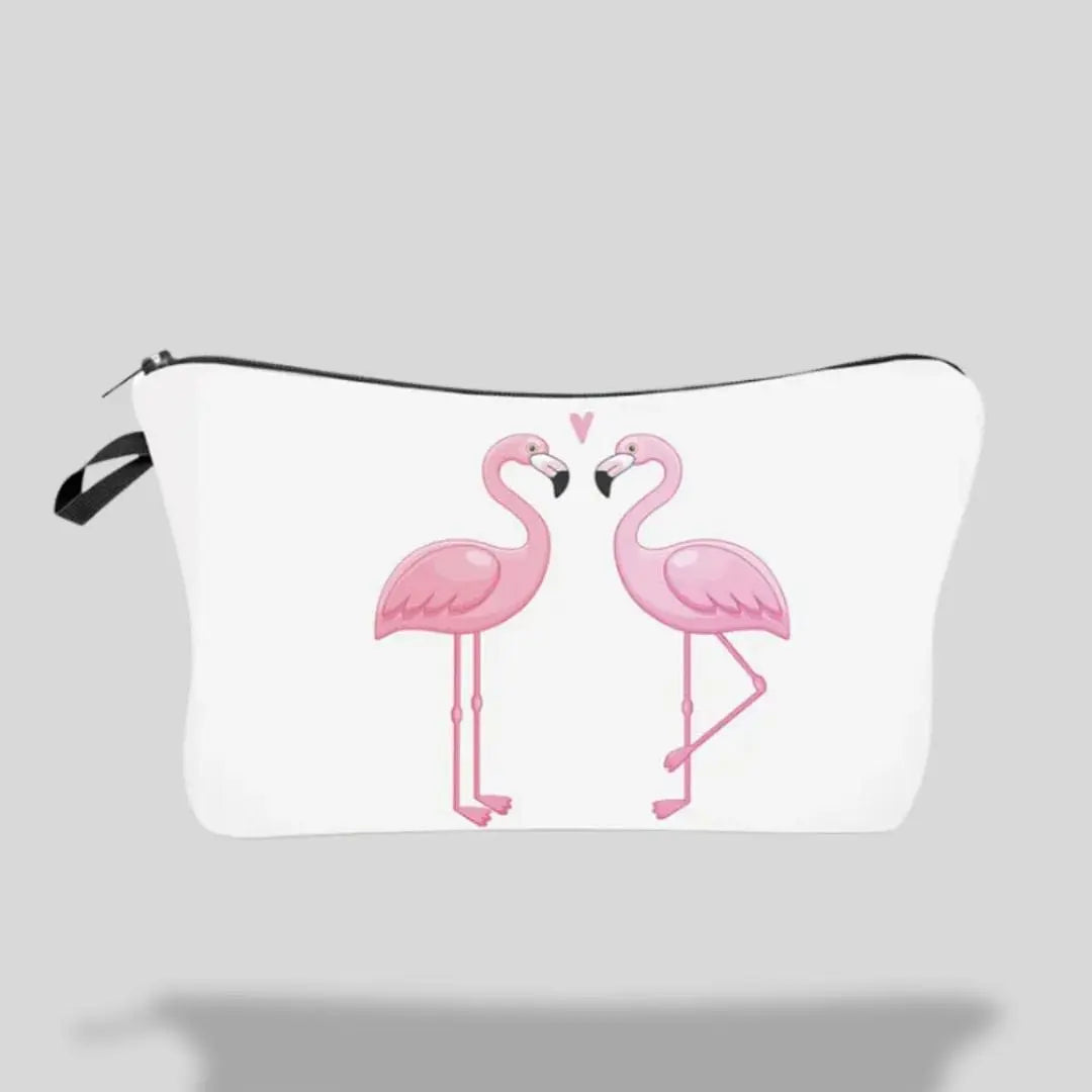 Trousse De Toilette Tendance Pour Fille | Vanity Tailor Flamant rose