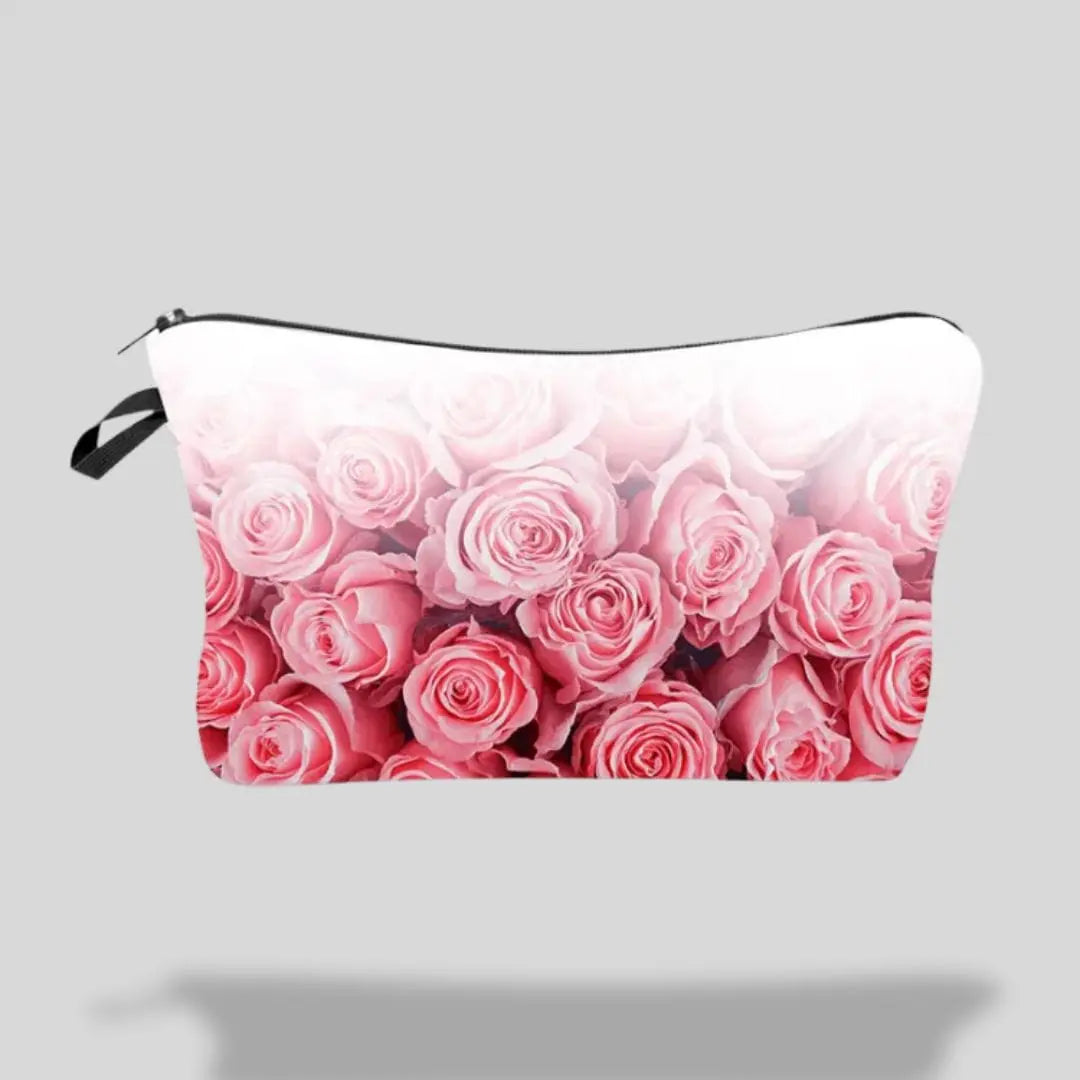 Trousse De Toilette Tendance Pour Fille | Vanity Tailor Fleurs rose