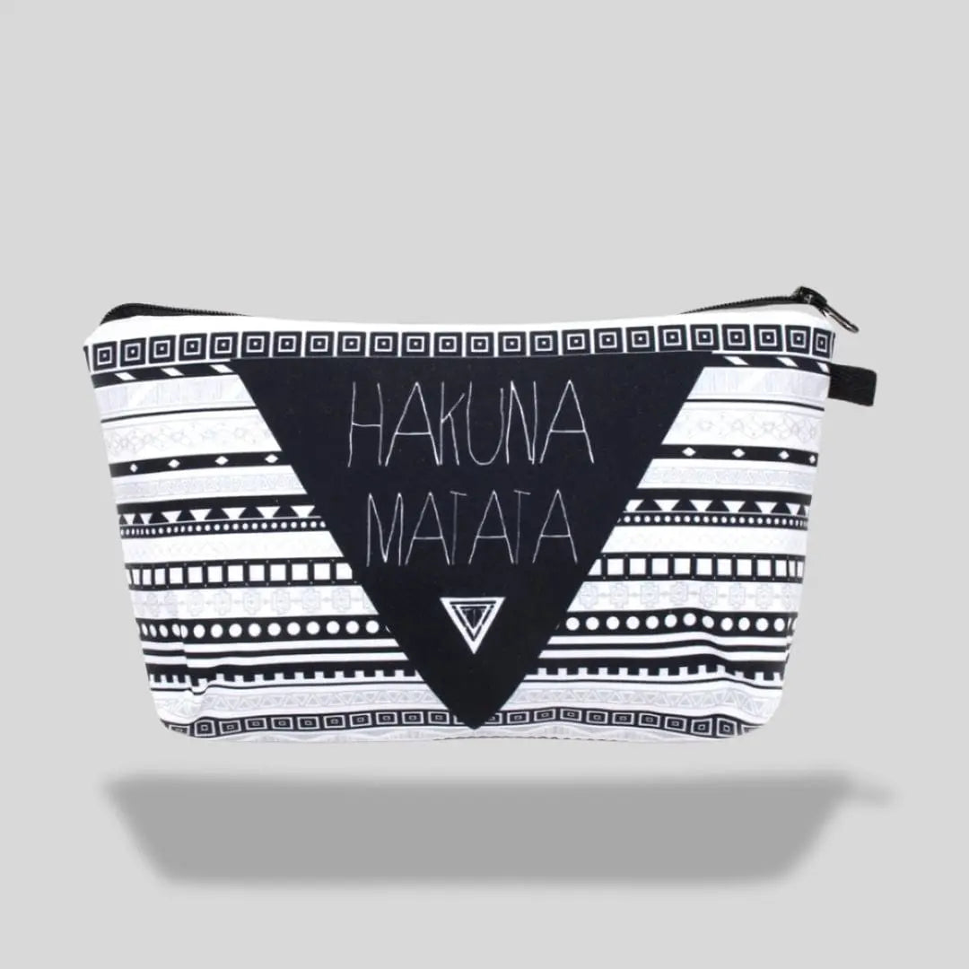 Trousse De Toilette Tendance Pour Fille | Vanity Tailor Noir et blanc