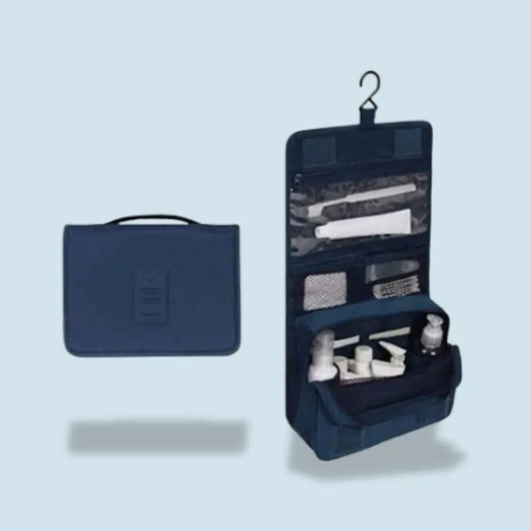 Trousse de Toilette Suspendue pour Femme | Vanity Tailor Bleu marine