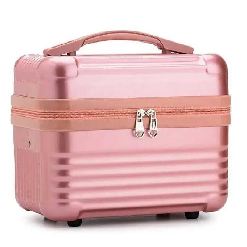 Vanity Case Solide De Voyage | Vanity Tailor Or rose