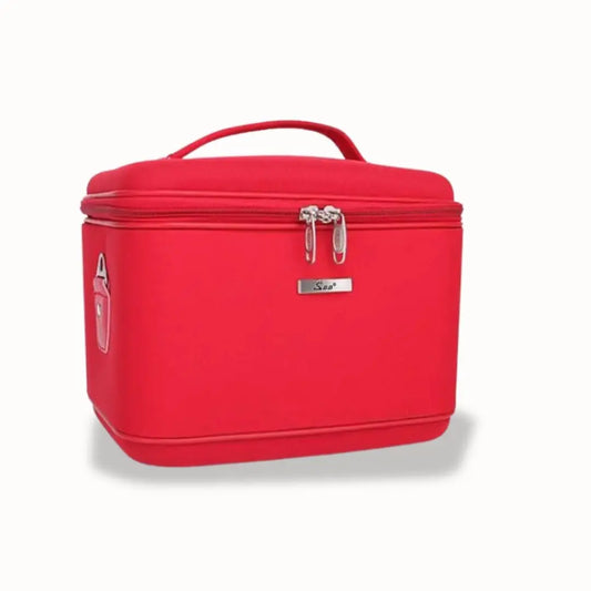 Vanity De Voyage Rouge Pour Femme | Vanity Tailor